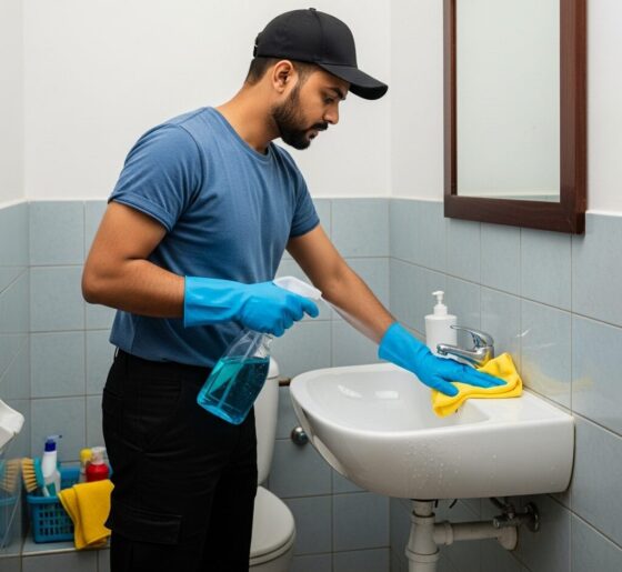 Medium Bathroom Cleaning Service
