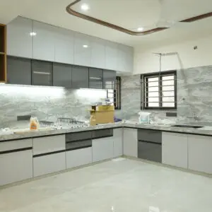 Empty Kitchen Cleaning