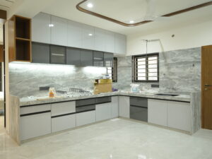 Empty Kitchen Cleaning